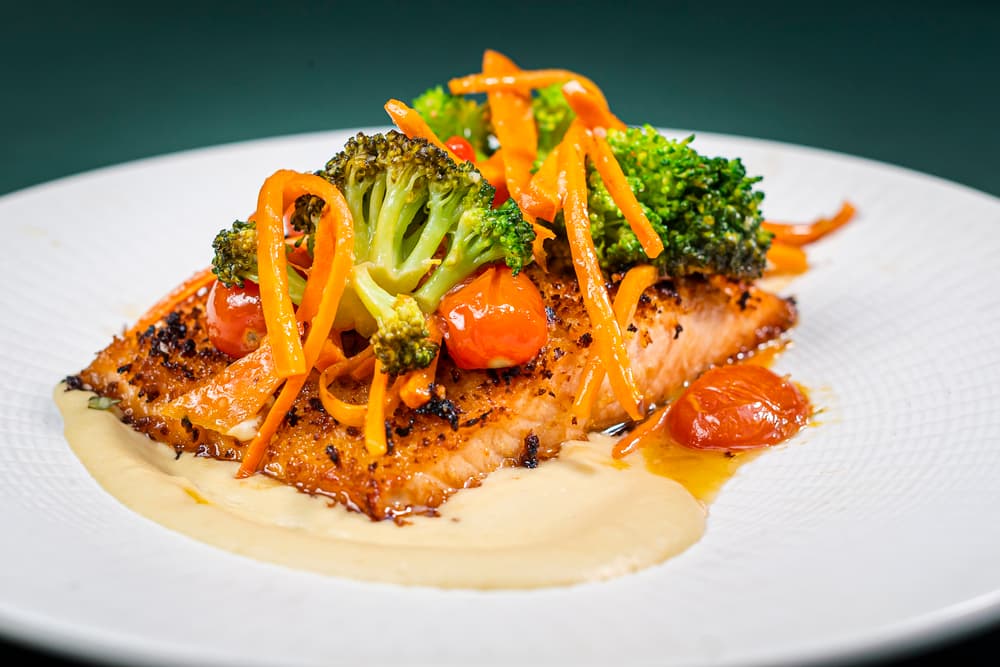 Salmon a la Toscana