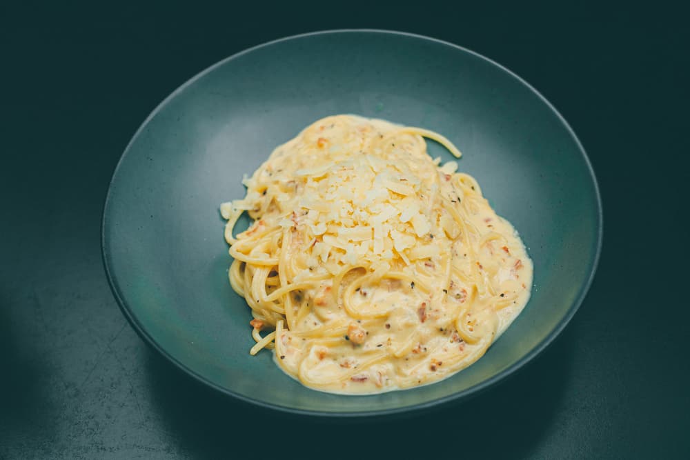 Spaguetti carbonara.