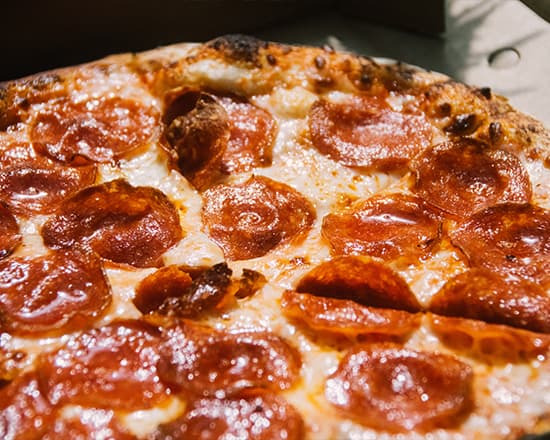 Pizza pepperoni.